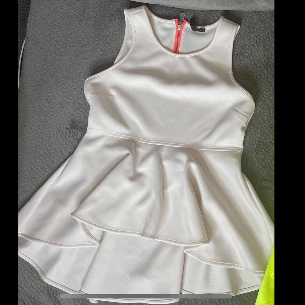 LabWorks Neoprene Material, Peplum Top